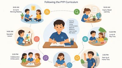 Student Following the PYP Curriculum