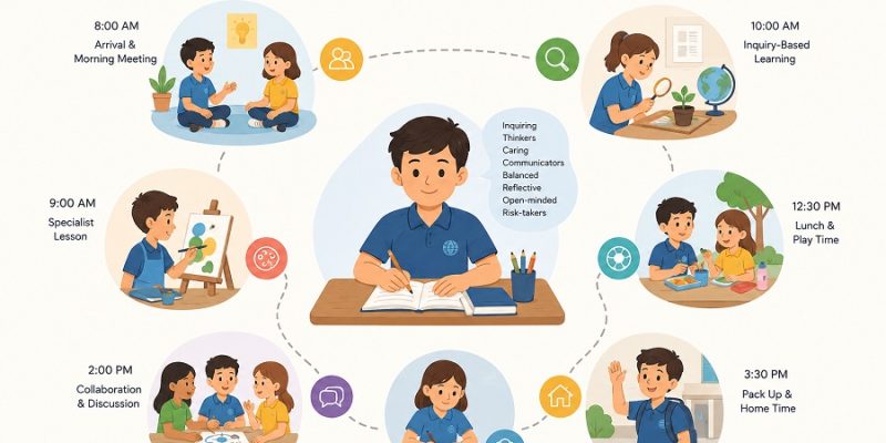 Student Following the PYP Curriculum